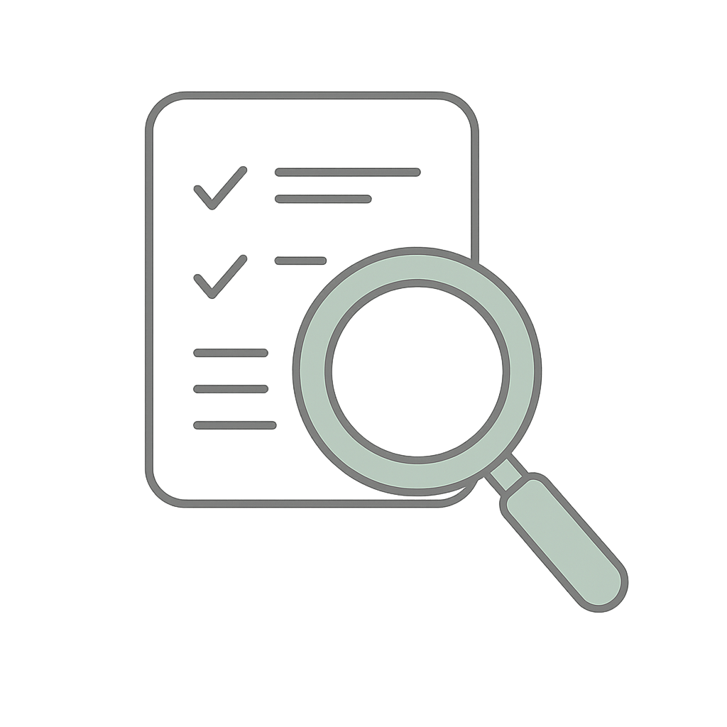 Space assessment icon