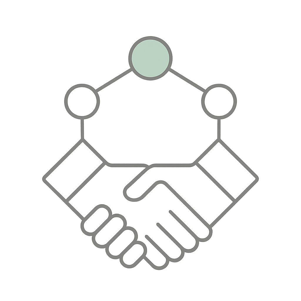 Client collaboration value icon